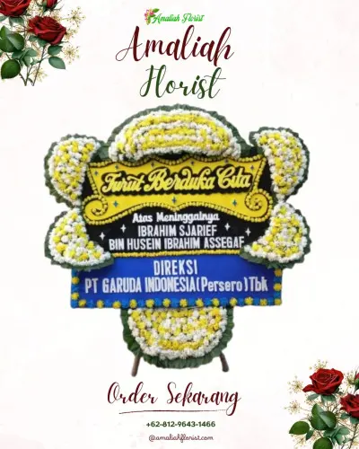 Papan Bunga Duka di Pronojiwo