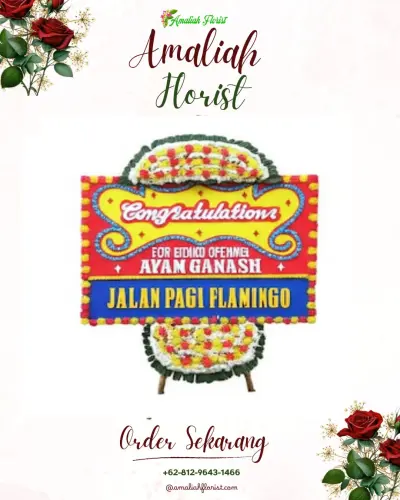 Bunga Papan Congratulation di Pronojiwo